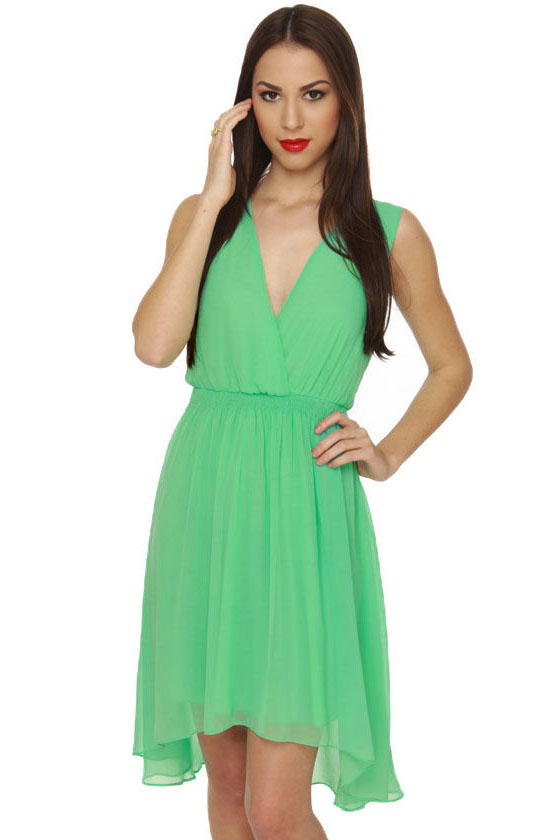 Gossamer Wings Mint Green Dress