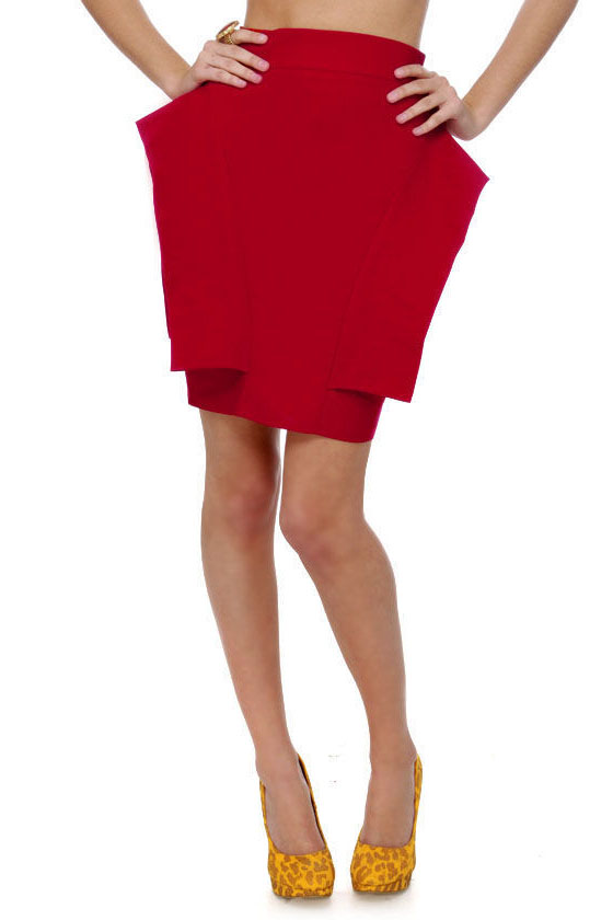 Pep Talk Red Skirt