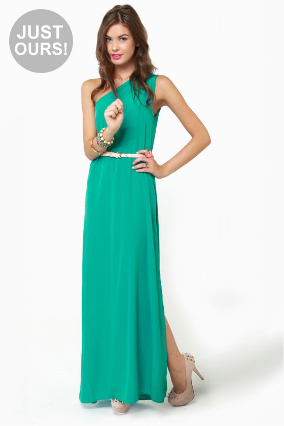 Temptress Teal Maxi Dress