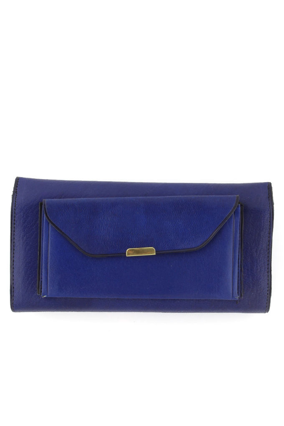 Spanish Rose Wallet in Blue