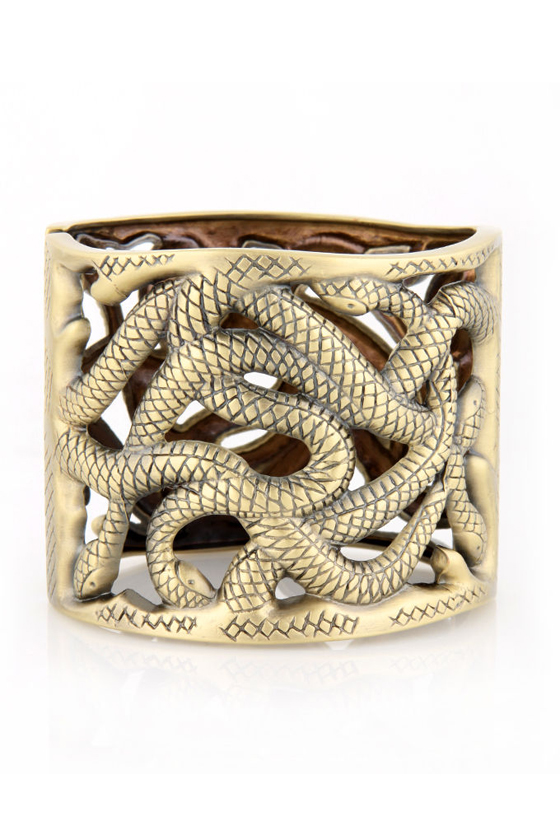 Medusa Snake Cuff