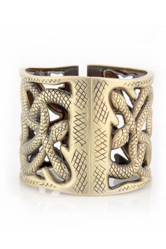 Medusa Snake Cuff