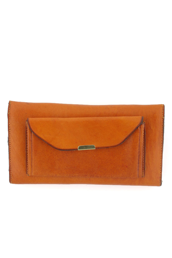 Spanish Rose Wallet in Tan