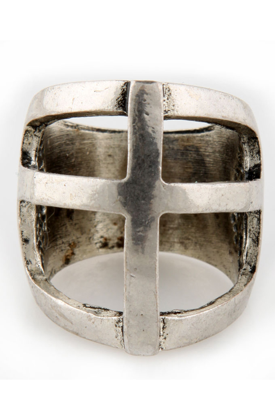 Occult Classic Cross Ring