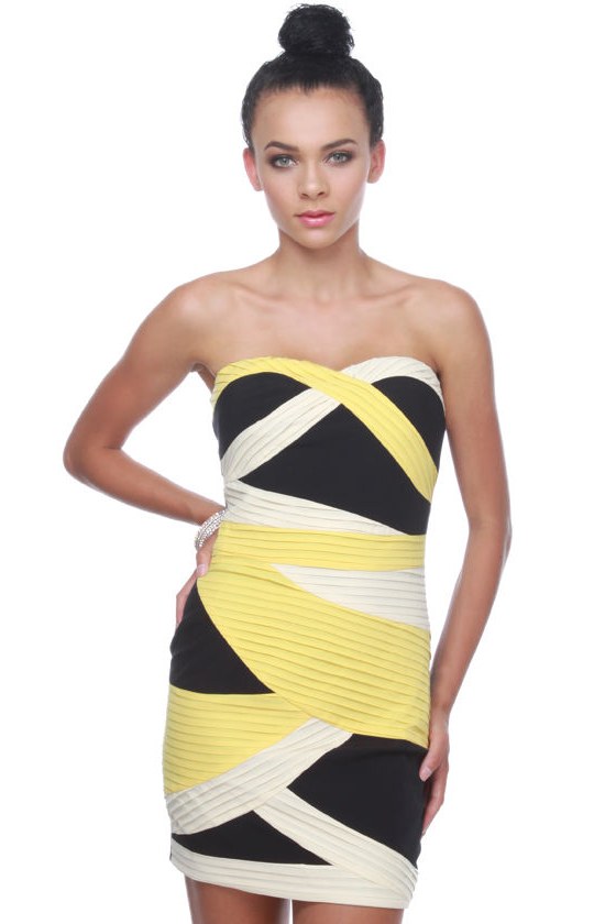 Bumble Rumble Strapless Dress