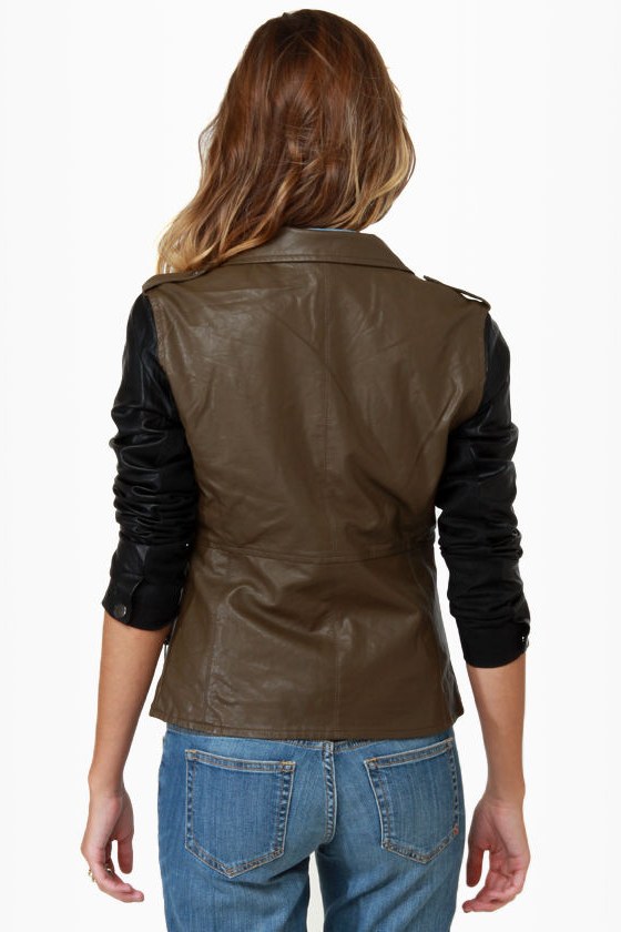 Blank NYC It Takes Two-Tone Vegan Leather Jacket