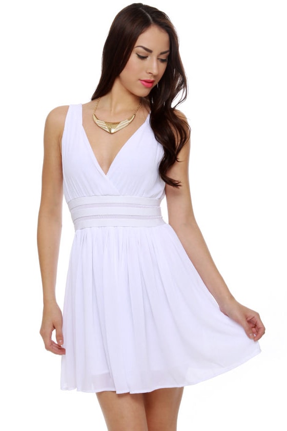 BB Dakota Sandrine Dress - White Dress - $90.00 - Lulus