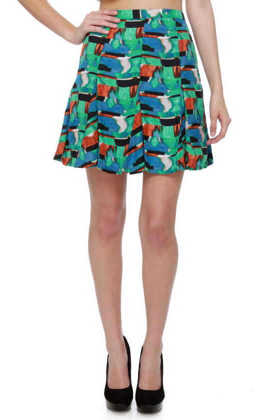 BB Dakota by Jack Medici Print Skirt
