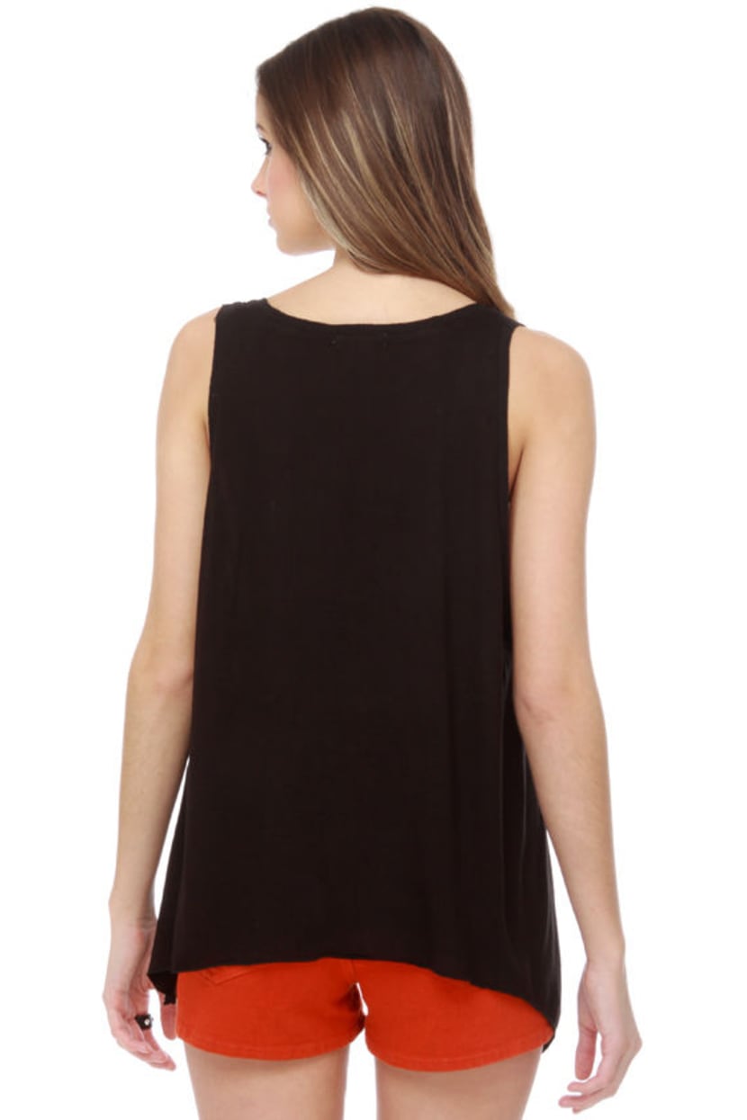 Billabong Oracle Fox What a Stud Top - Black Top - Tank Top