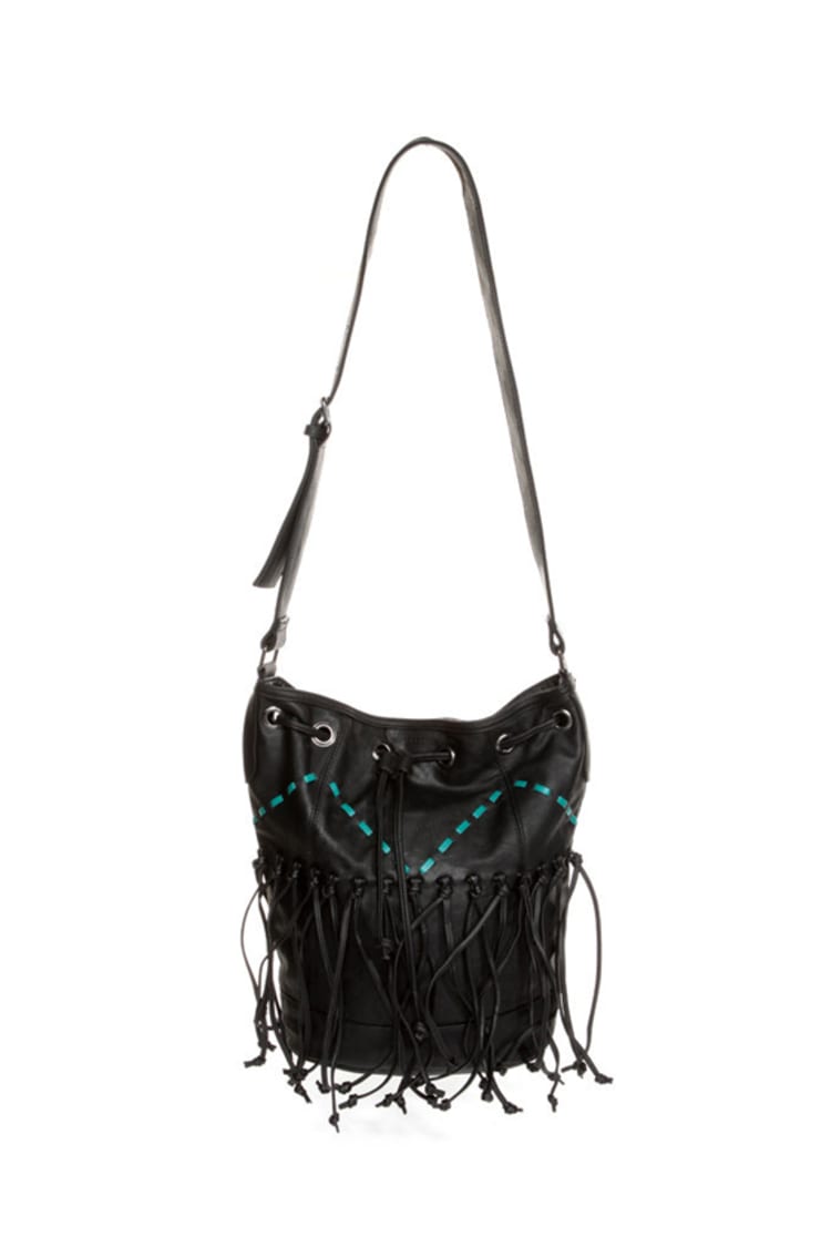 Billabong Carry Me Forever Purse Black Purse Fringe Purse 59.50 Lulus