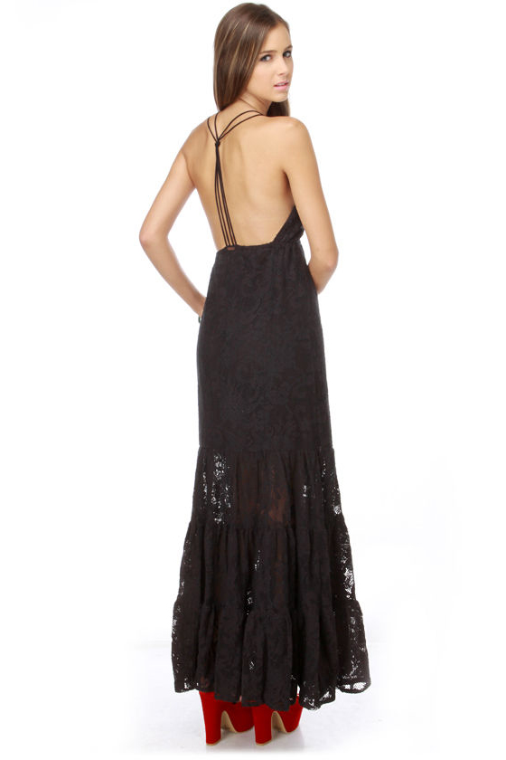 3 4 sleeve maxi dress with pockets Point 3/4 Sleeve Maxi Dress