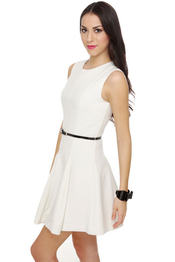 Swing On By Ivory Dress