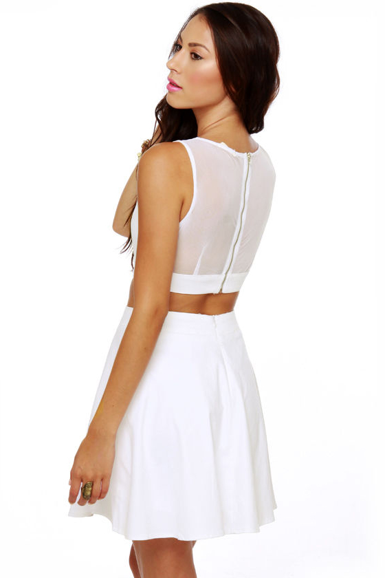Girls\' Night Out White Dress