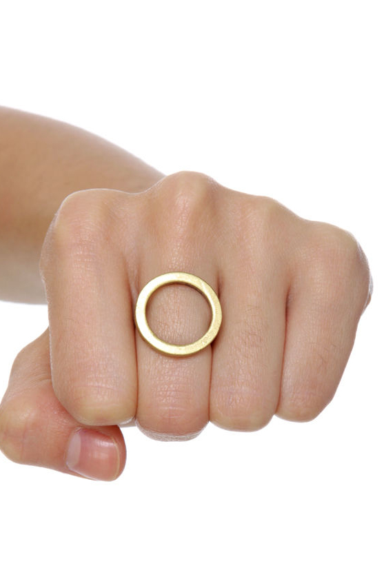 Cheap Monday Gold Hole Ring