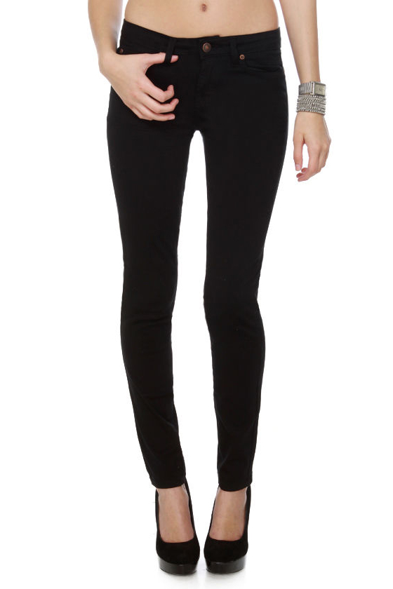 Moves Like Jagger Black Jeggings