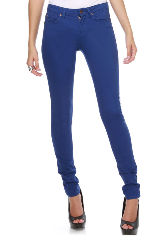 Moves Like Jagger Royal Blue Jeggings