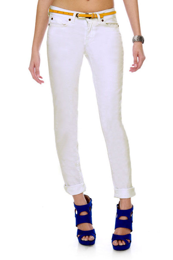 winter white jeggings