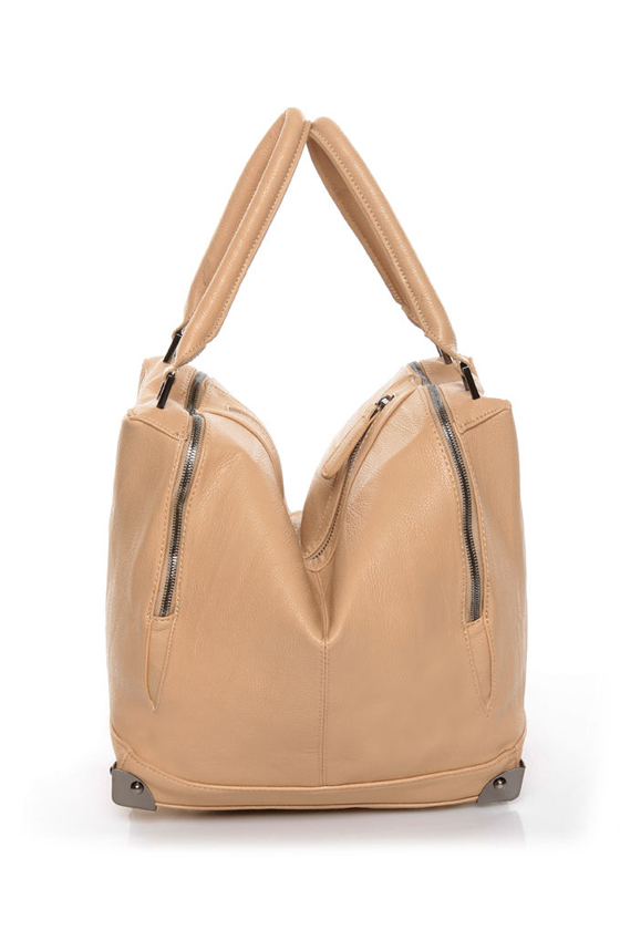Fortune Cookie Beige Purse