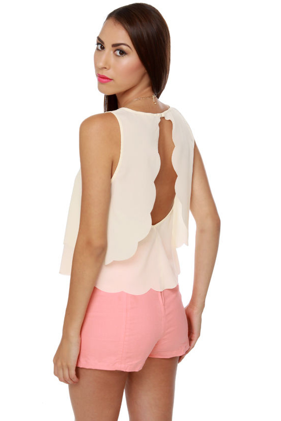 Be My Rosebuddy Cream Tank Top