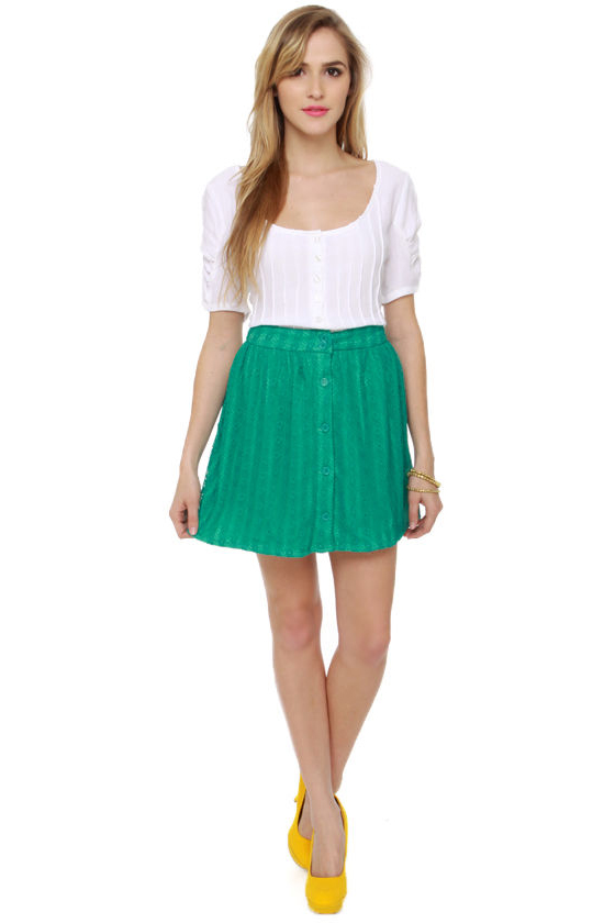 Counting Crochets Teal Skirt