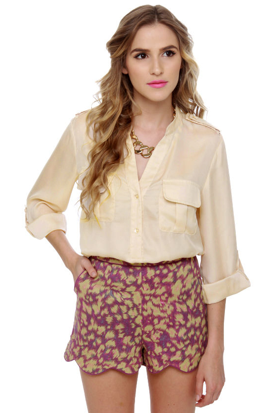 New Hampshire Hideout Beige Top