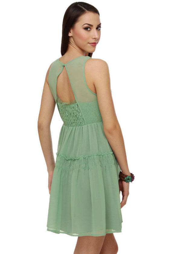 Paid in Compli-Mints Mint Green Dress