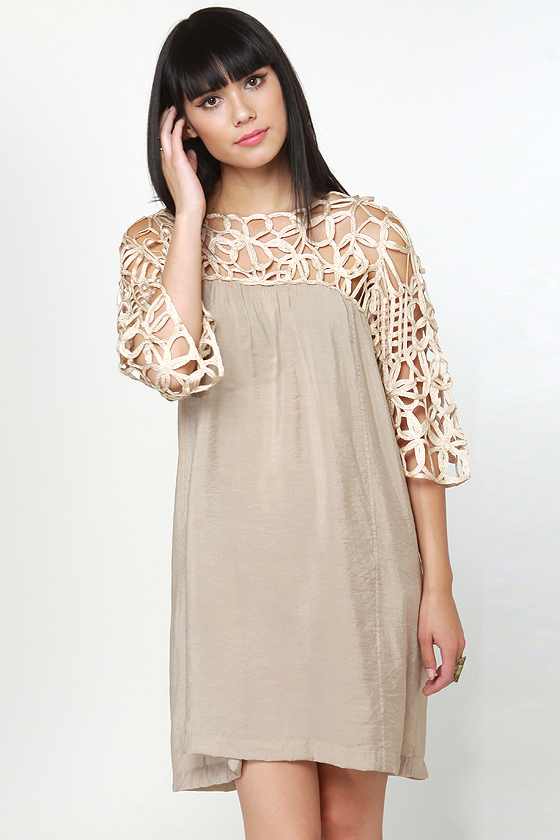 Motown Beige Dress