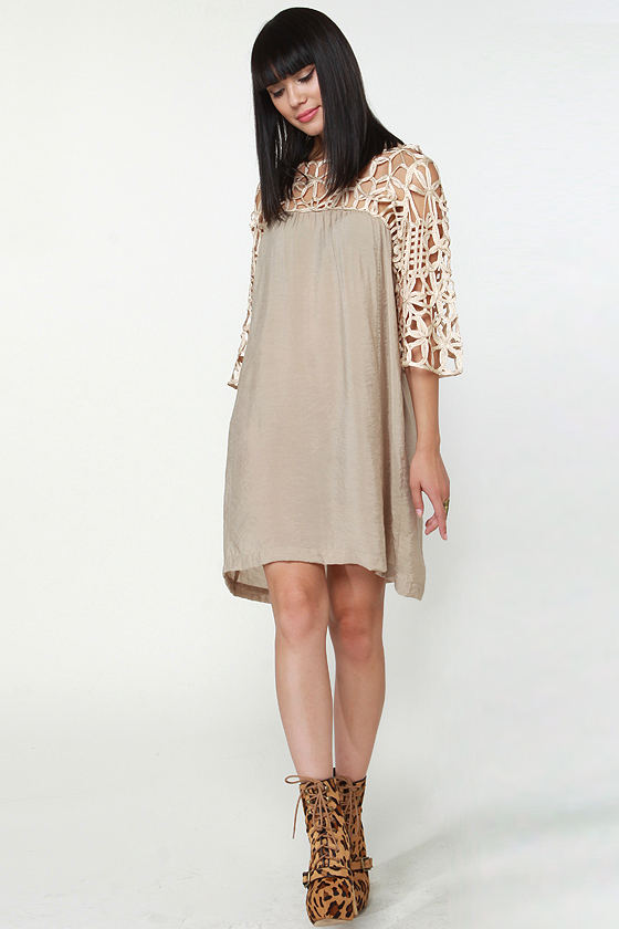 Motown Beige Dress