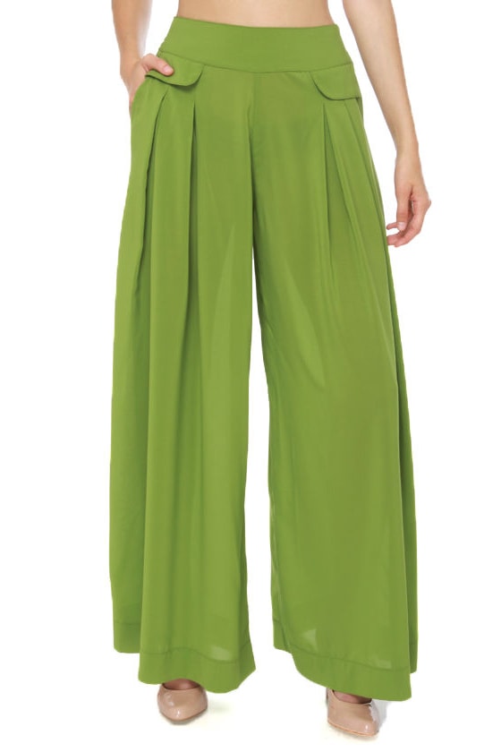 lime green pants womens