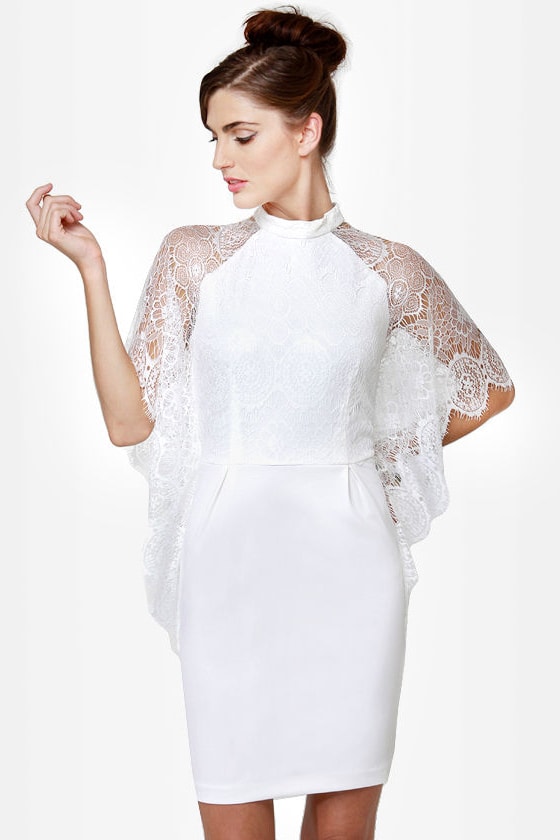 Lace for Days Ivory Lace Dress