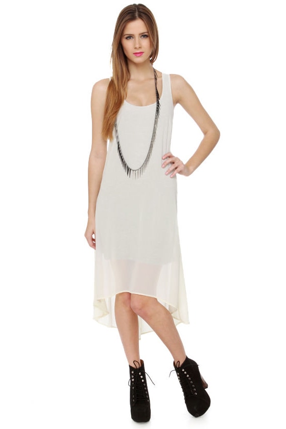 Lucca Couture Haven Cream Dress