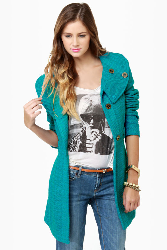 Tulle Astronomy Major Teal Frock Coat