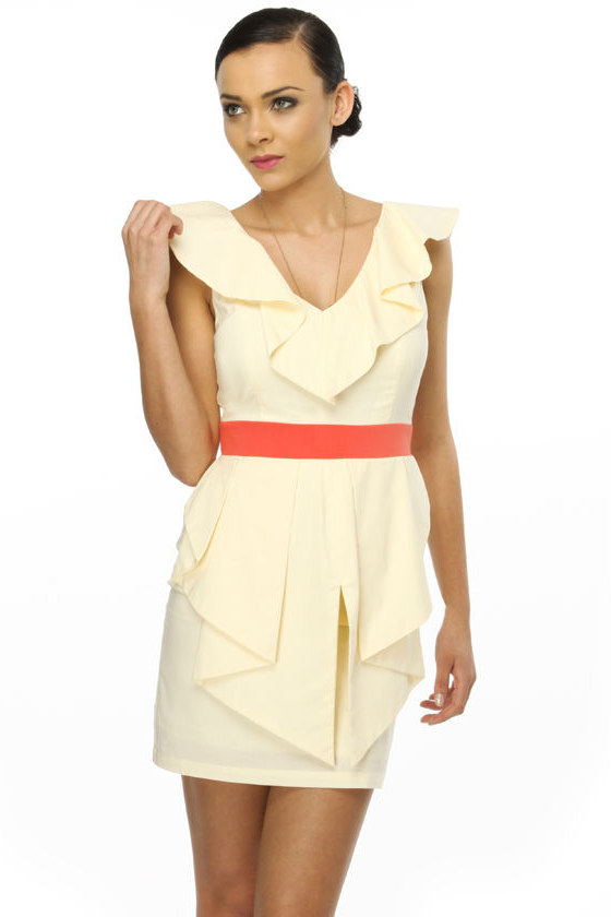 Lemon Macaroon Cream Dress