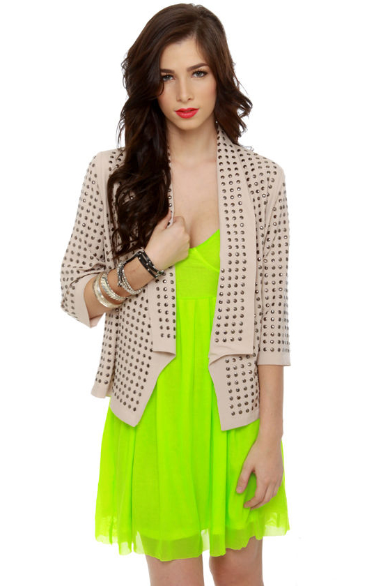Glow Stick Shift Neon Yellow Dress