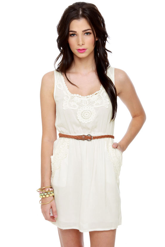 Isn\\\'t She Lovely Ivory Dress