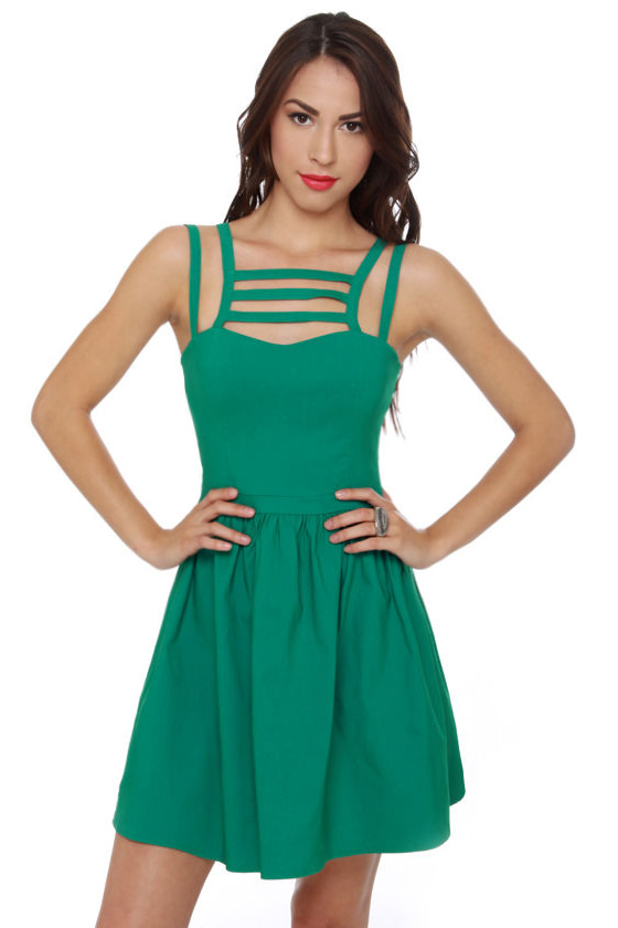 Cute Teal Dress - Sleeveless Dress - $42.00 - Lulus