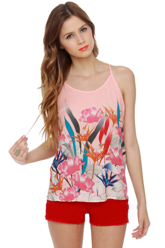 O\'Neill Susan Pink Floral Top