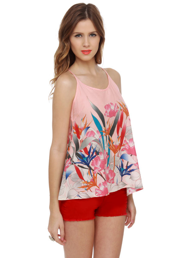 O\'Neill Susan Pink Floral Top