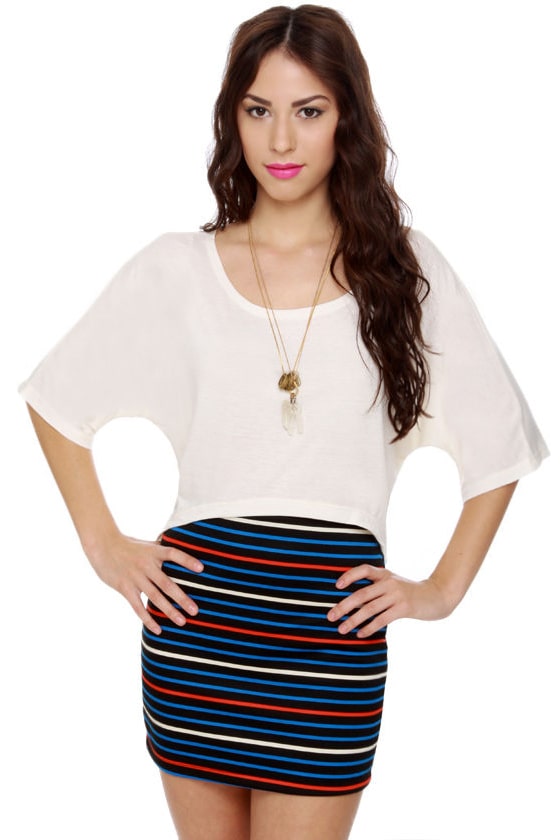 Studio Sessions Ivory Crop Top