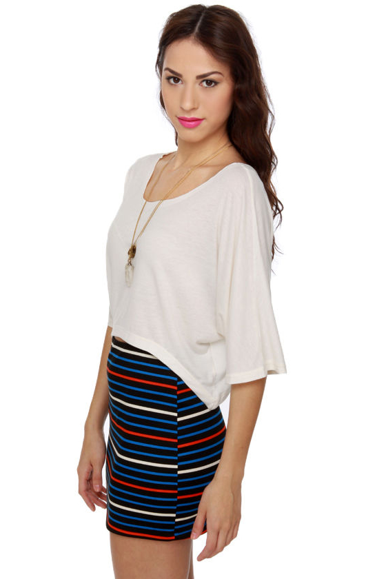 Studio Sessions Ivory Crop Top