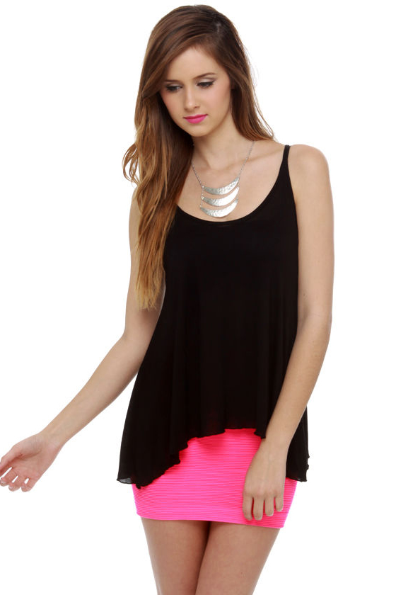 Just the Essentials Black Tank Top