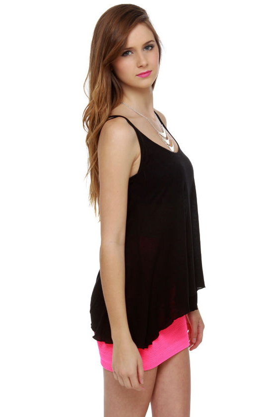 Just the Essentials Black Tank Top