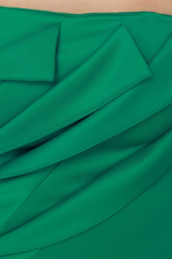 Lovely Green Dress - Strapless Dress - Sea Green Dress - $35.00
