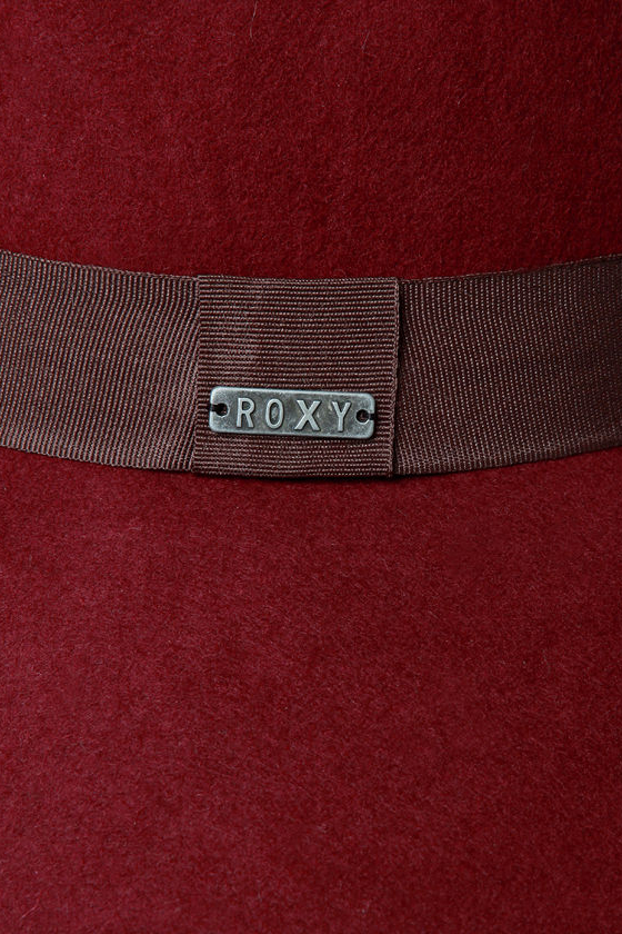 Roxy Autumn Burgundy Wool Hat