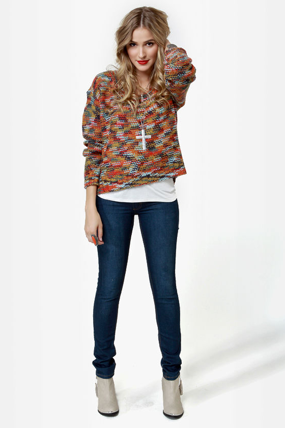 Roxy Elm Multi Knit Sweater