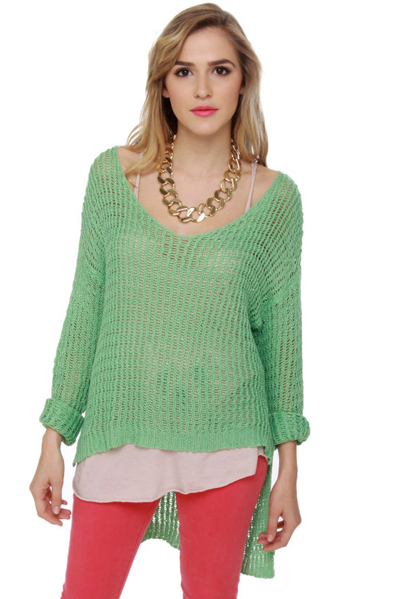 Instru-mint-al Beats Mint Sweater