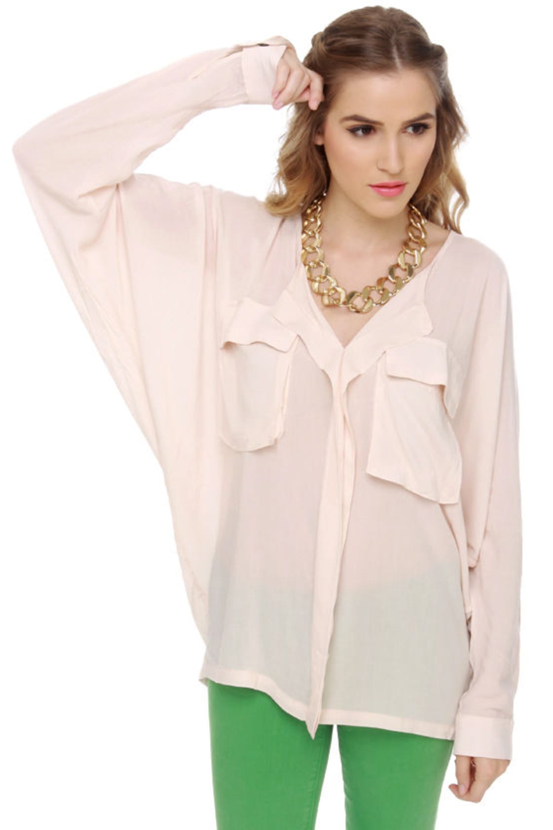 Pretty Blush Top - Long Sleeve Top - Casual Top - $44.00 - Lulus