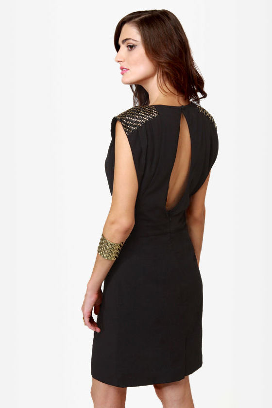 Make Bead-lieve Beaded Black Dress