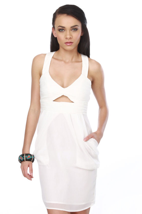 Celestial Sphere White Dress