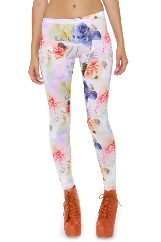 Volcom Hot Sunday Floral Print Leggings